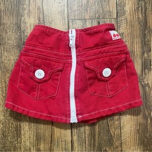 Vintage Kids Headquarters Red Girl’s Cherry Skort/Shorts
